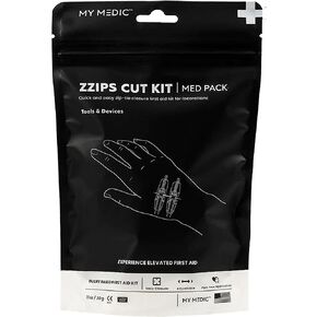 My Medic - ZZips Cut Kit - Wound Closure Devices, A Revolution in Suture Alternatives
