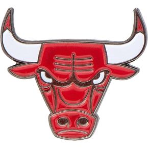 دبوس طية صدر السترة من Desert Cactus Chicago Bulls بشعار فريق NBA مصنوع من المعدن (دبوس طية صدر السترة)
