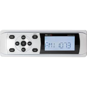 MB QUART MDR2.0W Marine Boat AM/FM Receiver w/Bluetooth/USB/RCA in White