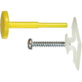 Hillman 1/8 in. Dia. x 1/8 Small in. L Plastic Pan Head Pop-Toggle Anchors 10 pk