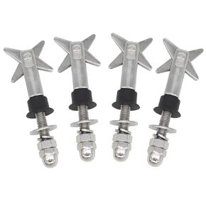 Toggle Anchor Bolts, Hollow Wall Anchors 304 Stainless Steel Scissors Type Heavy Duty X Anchor M8x110mm, Pack of 4