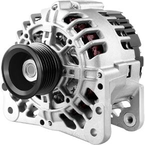 New Alternator Compatible with for Volkswagen1.8L 2.0L for GOLF 1999-2006 for JETTA 1999-2005 High Output Alternator 90AMP 12V Replace 21485 ABO0193 028-903-028D 037-903-025F 13852