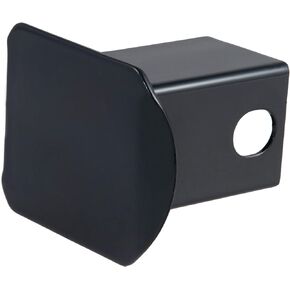 CURT 22750 Black Steel Trailer Hitch Cover, Fits 2-Inch Receiver, Bulk, Black