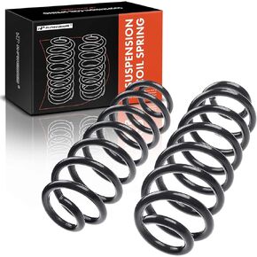 A-Premium 2Pcs Rear Suspension Coil Spring Set Compatible with Volkswagen Passat 2006-2019 Tiguan 2009-2017 Tiguan Limited 2017-2018, Driver and Passenger Side, Replace# 3C0511115AD