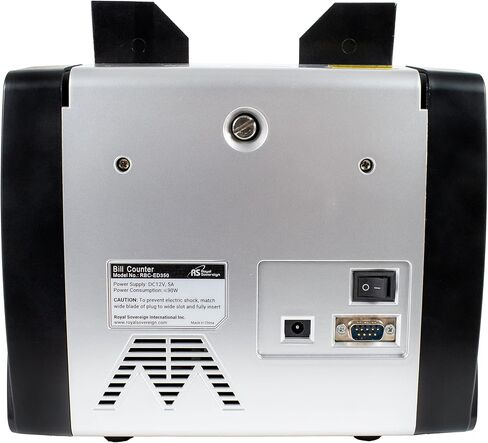 عداد فواتير عالي السرعة من Royal Sovereign USD مع عد القيمة والحد الأقصى من الأمان، كشف التزييف بالأشعة فوق البنفسجية/MG/IR/DD، عداد النقود كبير الحجم (RBC-ED350) in Kuwait