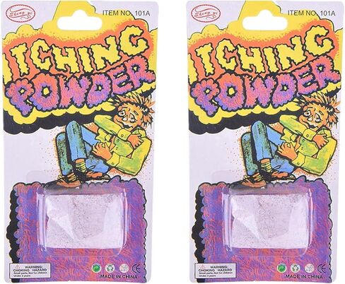 4Pcs Helpful Funny Itching Powder Safe Broken Glass Itching Powder Feminine Powders Ength of Product is 14cm and The Width is 7.5cm Easy to Carry, Feminine Care in Saudi Arabia