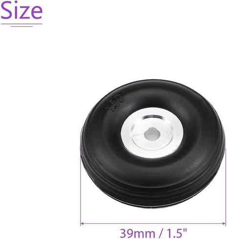 DMiotech 1.5 Inch PU Sponge Wheels RC Airplane Tire with Hub for RC Car Model Ship DIY Project in Saudi Arabia