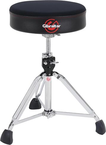 Gibraltar S9608R Vinyl Round Seat, Black in Saudi Arabia