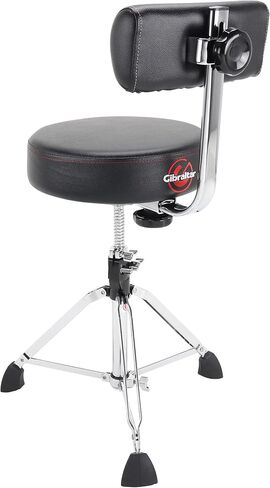 Gibraltar S9608R Vinyl Round Seat, Black in Saudi Arabia