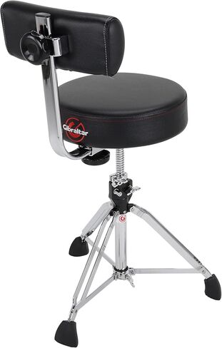 Gibraltar S9608R Vinyl Round Seat, Black in Saudi Arabia