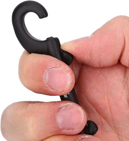 Vbestlife متين من الفولاذ المقاوم للصدأ ذو طرفين مشبك خطاف مشبك غوص سكوبا مشبك خطاف دوار مسمار عين لغواص الغوص (100 مم) Plongee mousqueton in Saudi Arabia