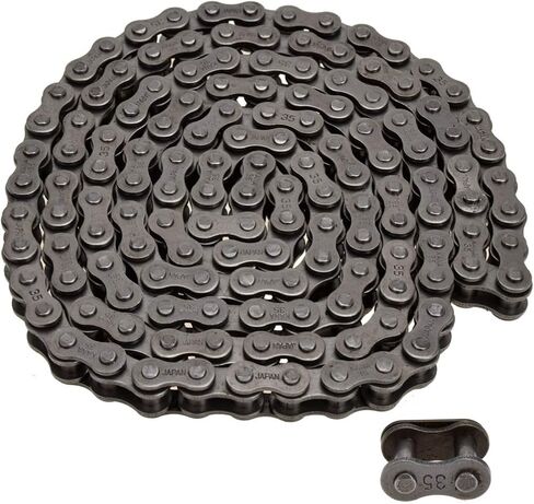 HIAORS Chain 35 140 Link #35 With Connecting Master Link for Baja Doodle Bug Blitz Dirt Bug Racer Motor Sports DB30 Harbor Freight Predator 212cc Go Kart Cart Motovox Mini Bike in Saudi Arabia