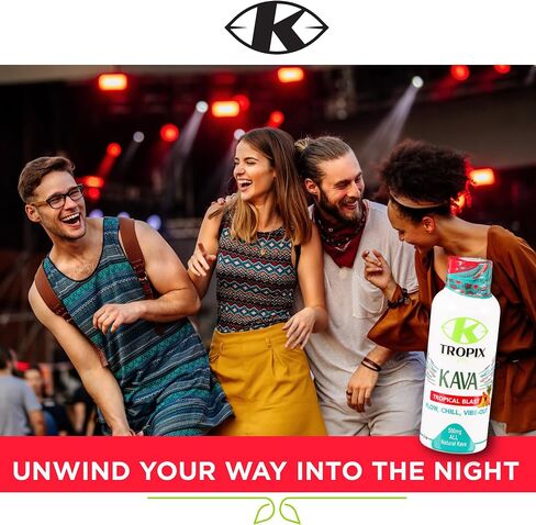 Kava Shot Tropical Blast - مشروب الكافا - مكمل مستخلص جذر الكافا - مشروبات بديلة للكحول - عبوة واحدة in Saudi Arabia