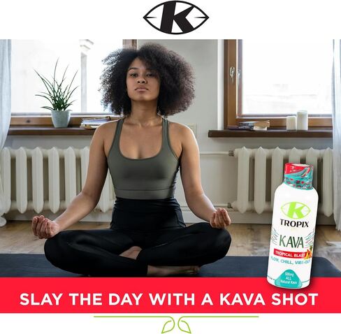 Kava Shot Tropical Blast - مشروب الكافا - مكمل مستخلص جذر الكافا - مشروبات بديلة للكحول - عبوة واحدة in Saudi Arabia