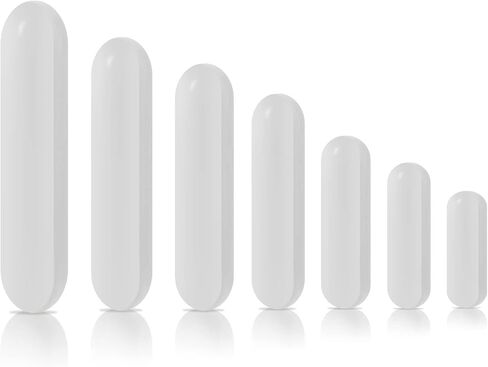 20 Pcs 30mm(1.18 inch) PTFE Magnetic Stirrer Mixer Stir Bar,White Color,Laboratory Bar,Stir Plate Bar,Stir Bars… in Saudi Arabia