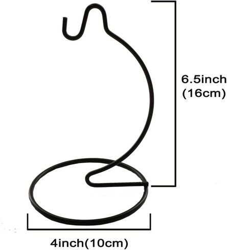 Artliving (6 Pack) 6 inch Small Ornament Display Stand, Iron Hanging Stand Rack Holder for Hanging Glass Globe Air Plant Terrarium, Witch Ball, Christmas Ornament and Home Wedding Decoration in Saudi Arabia