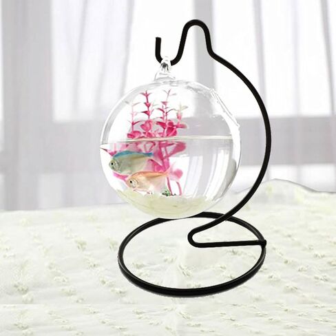 Artliving (6 Pack) 6 inch Small Ornament Display Stand, Iron Hanging Stand Rack Holder for Hanging Glass Globe Air Plant Terrarium, Witch Ball, Christmas Ornament and Home Wedding Decoration in Saudi Arabia