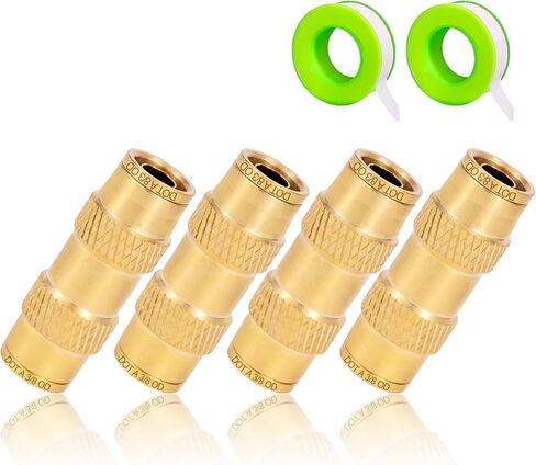 1/2'' Dot Push-To-Connect Fittings,Air Brake Line Fittings，Dot Tube OD Pneumatic Fittings,Air Fittings Straight Union for Trucks Trailers,Air systems and More (2PCS) in Saudi Arabia