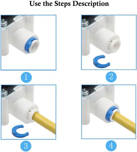 Beduan Water Push to Connect Quick Connect Fitting 3/8" Tube OD for RO Water Reverse Osmosis System Water Tube Fitting (Ball Valve + T + L + I Combe, Pack of 16) in Saudi Arabia