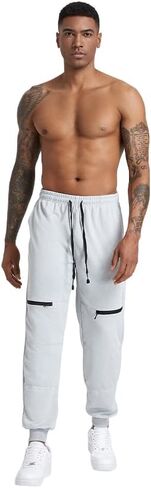 Men's Sweatpants, Slim Fit Men Jogger Pants Tapered Gym Workout Pant for Jogging,Casual Athletics,Running,Training in Saudi Arabia