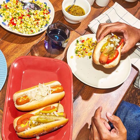 نوستالجيا أوسكار ماير كبير جدًا 8 أسطوانة هوت دوج وفرن محمصة كعكة، بكرات شواء من الفولاذ المقاوم للصدأ، رفوف تسخين غير لاصقة، مثالية للكلاب ونقانق الخضروات والنقانق ومؤقت قابل للتعديل، أحمر in Kuwait