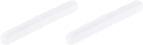 MECCANIXITY محرك مغناطيسي خلاط قضيب تحريك 50 مم (1.97 بوصة) × 9 مم مع شكل دائري PTFE طلاء مغناطيس أبيض للمختبر 2 قطعة in Saudi Arabia