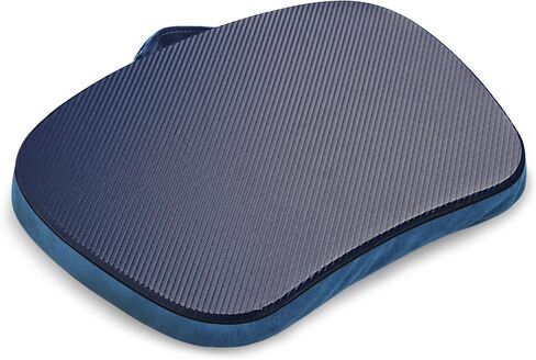 مكتب لاب توب - مكتب لاب توب محمول مع وسادة وسادة، يناسب كمبيوتر محمول يصل إلى 15.6 بوصة لطلاب المكاتب المنزلية الذين يستخدمون كحامل كمبيوتر محمول أو كمبيوتر لوحي (1-أزرق داكن) in Kuwait