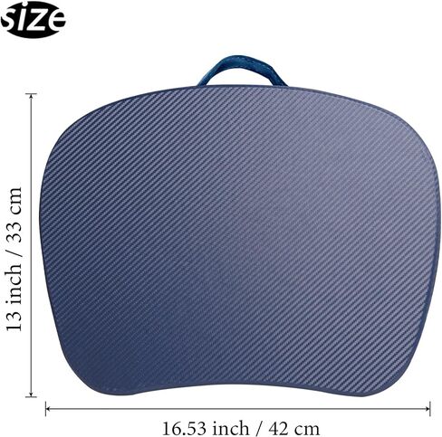 مكتب لاب توب - مكتب لاب توب محمول مع وسادة وسادة، يناسب كمبيوتر محمول يصل إلى 15.6 بوصة لطلاب المكاتب المنزلية الذين يستخدمون كحامل كمبيوتر محمول أو كمبيوتر لوحي (1-أزرق داكن) in Kuwait