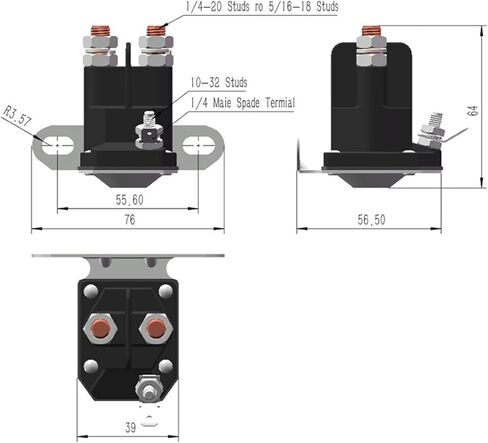 مرحل الملف اللولبي 12 فولت لشبل كاديت MTD تورو جزازة العشب 334009B 725-1426 (334009B) in Kuwait