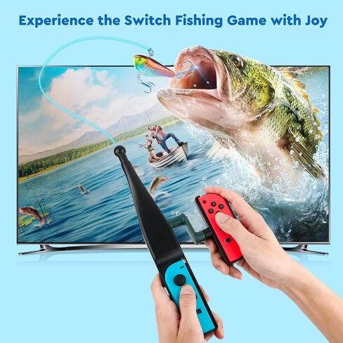 صنارة الصيد للتبديل/تبديل OLED، مجموعة ألعاب الصيد تناسب متاجر Switch Bass Pro - إصدار بطولة Strike والصيد الأسطوري in Kuwait