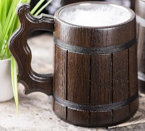 Dungeons and Dragons DM Mug Keeper of Lore, Weaver of Fates Dungeon Master Mug Gifts for dnd Lovers Party DM Wooden Beer Mug 17oz D&D Gift Beer Stein Christmas Birthday Gifts For Him Beer Tankard K680 in Kuwait