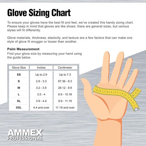 AMMEX Black Nitrile Disposable Exam Gloves, 3 Mil, Latex & Powder Free, Food-Safe, Textured, Non-Sterile, Medium, Box of 100 in Saudi Arabia