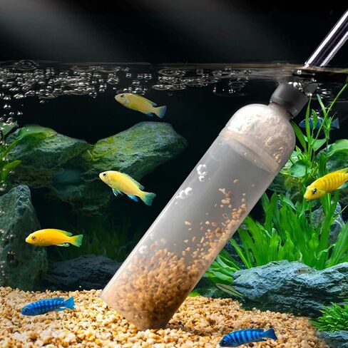 مكنسة كهربائية سيفون لحوض السمك للحصى والرمل، مكنسة كهربائية لحصى حوض السمك، منظف الحصى لخزان الأسماك، مغير مياه خزان الأسماك يدويًا in Kuwait