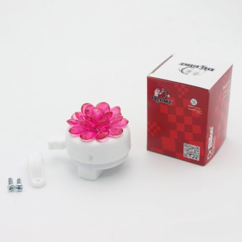 DRBIKE Kids Bike Bell for Girls, Replacement Bicycle Handlebar Bell with Plastic Flower, Cute Bike Safe Cycling Ring Horn, Kids Bike Accessories in Saudi Arabia