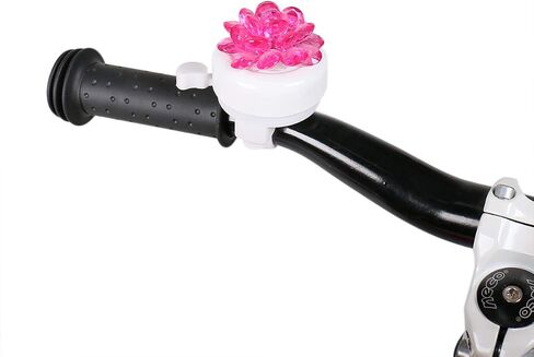 DRBIKE Kids Bike Bell for Girls, Replacement Bicycle Handlebar Bell with Plastic Flower, Cute Bike Safe Cycling Ring Horn, Kids Bike Accessories in Saudi Arabia