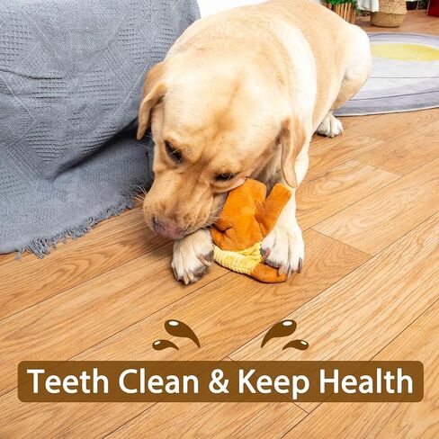 Hollpet Dog Toys, Puppy Toys, Squeaky Dog Toys, Tug of War Dog Plush Toys, Interactive Dog Toys for Small, Medium, Large Dogs in Kuwait