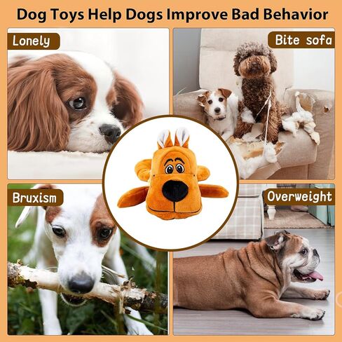 Hollpet Dog Toys, Puppy Toys, Squeaky Dog Toys, Tug of War Dog Plush Toys, Interactive Dog Toys for Small, Medium, Large Dogs in Kuwait
