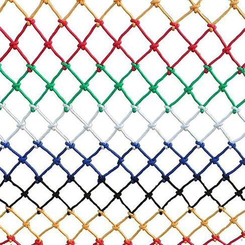 Decorative Fence Net Outdoor Obstacle Course Training Climbing Net Cargo Net for Kids Anti Fall Protection Safety Net Climbing Swingset Stairs Protector Net(Size:1 * 2m,Color:4mm*8cm) in Saudi Arabia
