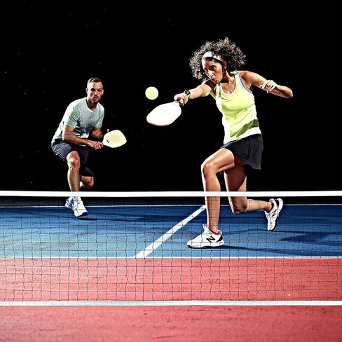 Franklin Sports Half Court Size Pickleball Net by Franklin Pickleball - Includes 10ft Net, (2) Paddles, and (2) X-40 USA Pickleball Approved Pickleballs,Black in Saudi Arabia