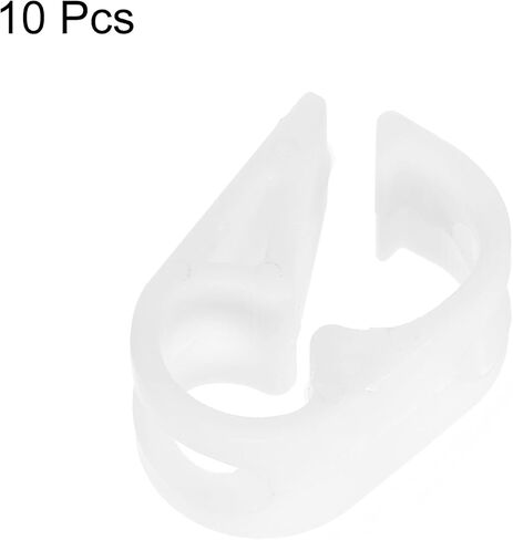uxcell Plastic Tubing Clamps, 10pcs 1/8"-5/32" Tube OD Adjustable Tube Clamp Laboratory Pinch Valve Flow Control Hose Clamp in Saudi Arabia
