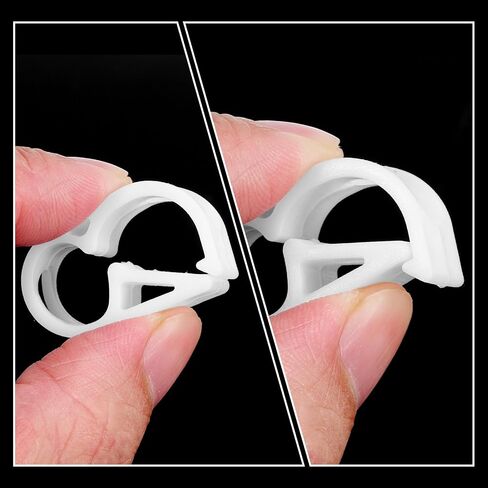 uxcell Plastic Tubing Clamps, 10pcs 1/8"-5/32" Tube OD Adjustable Tube Clamp Laboratory Pinch Valve Flow Control Hose Clamp in Saudi Arabia