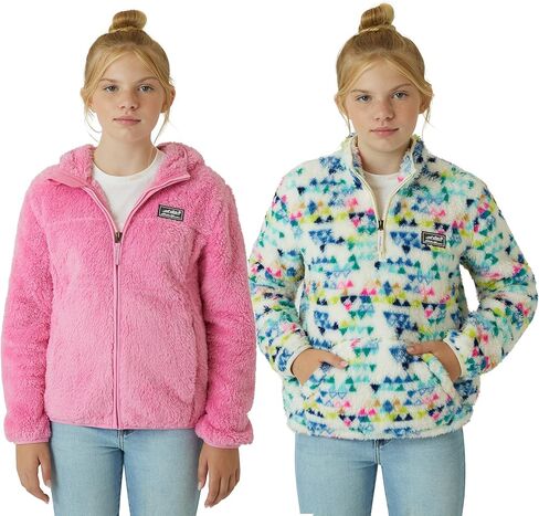 Eddie Bauer Girls Jacket - 2 Pack Ultra Soft Sherpa Fleece Hoodie Sweatshirt for Girls (5-20) in Saudi Arabia