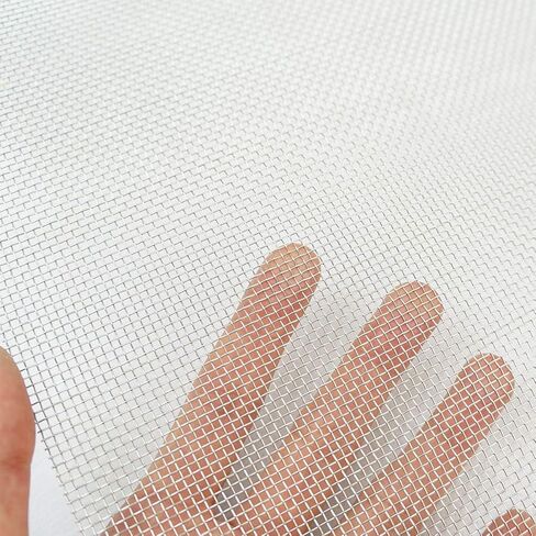 304 Stainless Steel Woven Wire 8 Mesh - 12"X24" (30cmX60cm) Garden Fence BBQ Wire Mesh Window Screen Mesh in Kuwait