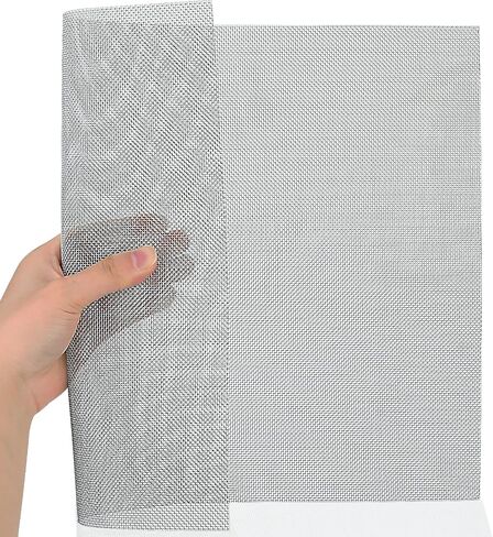 20 Mesh Stainless Steel Mesh Screen 1Pack Woven Wire Mesh 11.3×14.3 inches (283×363mm) for Mesh Screen, No Easily Rust Metal Vent Screen for BBQ, Screen Porch, Floor, Wall, Fireplace Flue in Saudi Arabia