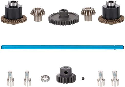 RC Car Metal Differential Kit - 38T & 17T Differential Gears, Drive Shaft, Steering Hub for WLtoys A949/A959/A969/A979/K929/A959-B/A969-B/A979-B/K929-B RC Car in Saudi Arabia