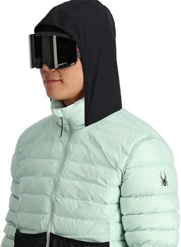 Spyder Men's Sanction Hooded Down Packable Jacket in Saudi Arabia