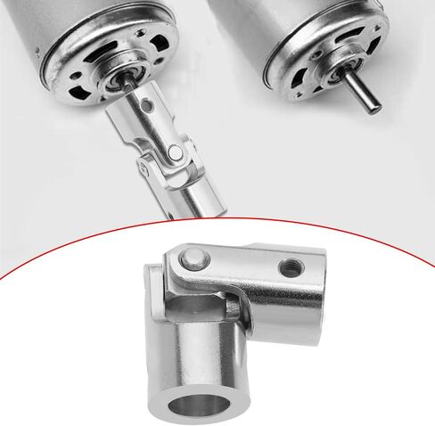 1 Set Metal Universal Coupling Gimbal Crank Drive Knee Joint M5 Carbon Steel Universal Joint Coupling Components for Blinds Rolling Shutter Model Vehicle Ship in Saudi Arabia