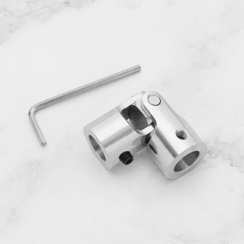 1 Set Metal Universal Coupling Gimbal Crank Drive Knee Joint M5 Carbon Steel Universal Joint Coupling Components for Blinds Rolling Shutter Model Vehicle Ship in Saudi Arabia
