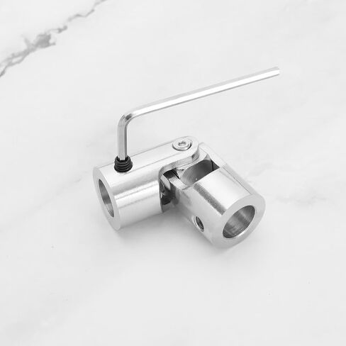 1 Set Metal Universal Coupling Gimbal Crank Drive Knee Joint M5 Carbon Steel Universal Joint Coupling Components for Blinds Rolling Shutter Model Vehicle Ship in Saudi Arabia