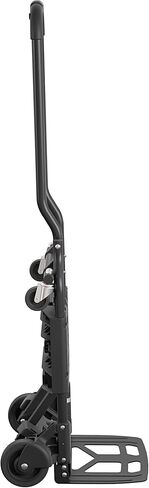 COSCO 12223BLK1E Shifter 2 في 1 شاحنة/عربة يدوية قابلة للطي مع لوحة كبيرة لأصابع القدم، أسود in Kuwait